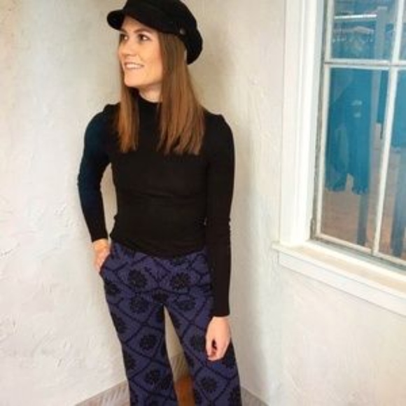 ANTHROPOLOGIE ETT:TWA Embroidered Eyelet Pants - Picture 3 of 8